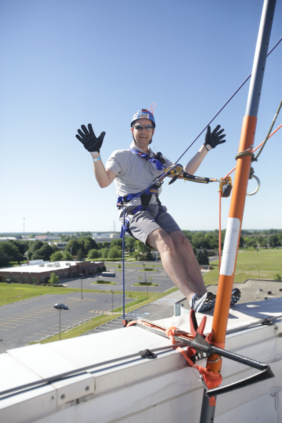 Lake Area United Way Rappelling